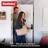 Elemake Mechanical Door Lock with Handle, Left Handed Keyless Entry