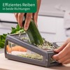 Chefkoch trifft Fackelmann Kitchen Grater with Container - Stainless Steel