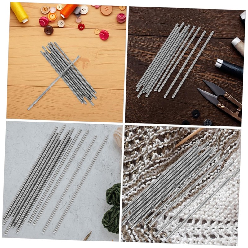 STOBOK 20pcs Stainless Steel Pins Crochet Blocking Board Blocking Pins