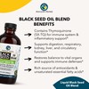 Amazing Herbs Cold-Pressed Black Seed and Flax Seed Oil Blend