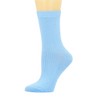 SEMOHOLLI Women's Super Soft Combed Cotton Socks (1 Pairs-light blue)