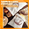 Natural Linen Bread Bags,2 PCS Reusable Bread Storage Bags Eco