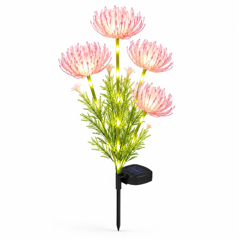 Solar Flower Garden Light for Outdoor Décor – Waterproof Ground