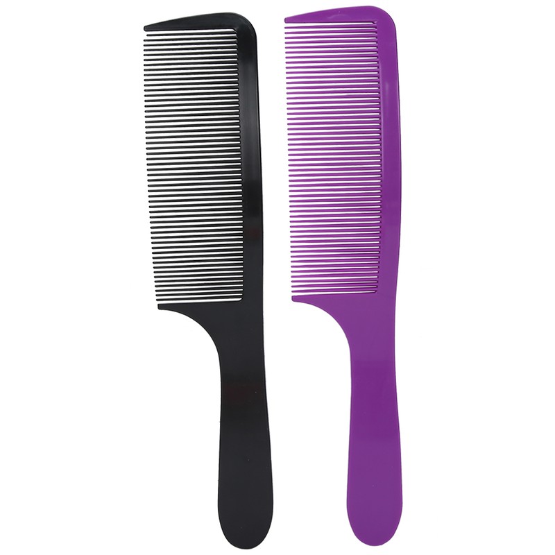 6pcs Barber Shop Curved Haircut Comb Hairdressing Cutting Comb with