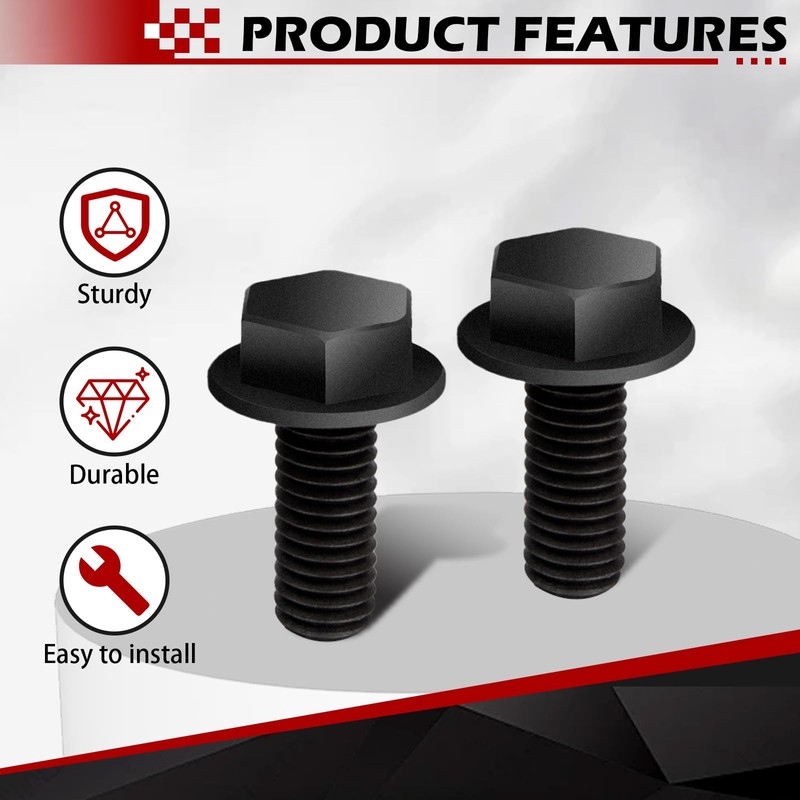 2 Packs of 145344-01 Oblique Saw Replacement Blade Bolts, Part