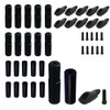 Lotatheta 10 PCs Each Black Bike Brake Cable Tips Caps