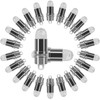 LIHAO Mini LED Bombillas Luz Blanca para Globo Decoración (24
