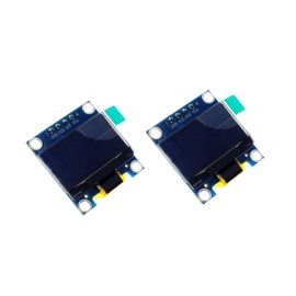 YMS PARTS (2 Pieces) Blue OLED, 0.96 Inches, 128 x 64 Dot OLED Display, 0.96 inches (0.96 cm), Compatible with I2C Connection, Blue OLED Module, LCD Display, Arduino, etc. (2)