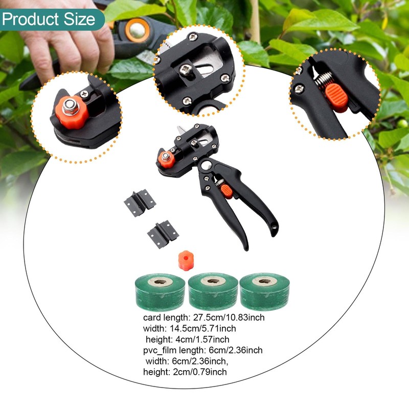 MYCENSE Grafting Tool for Garden, Secateurs with Grafting Tape for
