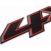 2Pc 4x4 Decals Sticker Emblem Replacement for 2014-2018 Chevy Silverado