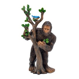 Marshall Home & Garden Hiding Sasquatch Big Foot 5 inch Resin Minature Outdoor Patio Lawn Figurine Statue for Garden - Woodland Knoll Collection