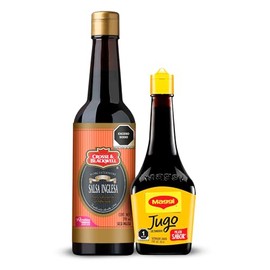 Pack de Jugo Maggi 200ml y Salsa tipo Inglesa Cross  Blackwell 290ml                                                                                  
