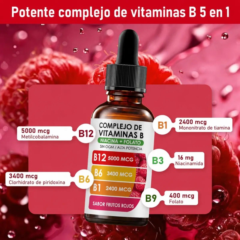 Montue Complejo De Vitamina B12 Con B1 Y B6 2