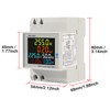 DIANN Multi-Function Meter AC 40-300V 100A Voltmeter Ammeter Single Phase