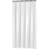 Sealskin Granada Shower Curtain, PEVA, White, 120 x 200 cm