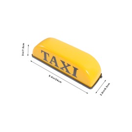 Operitacx Illuminated Sign Light for Taxi Led Car Sign Cab Roof Light Safety Features