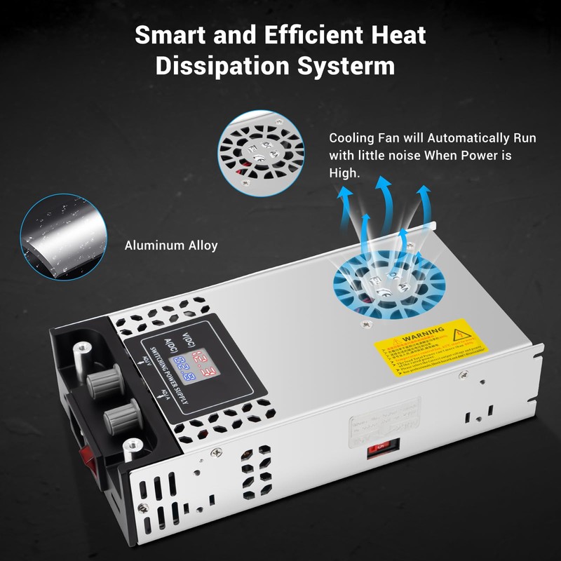 Yaheeda Adjustable Power Supply with LED Display - AC110V/220V to