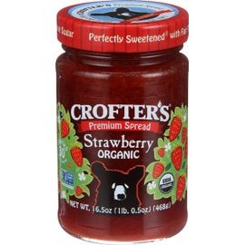 Crofter's Organic Premium Spread Strawberry, 16.5 Oz Jar