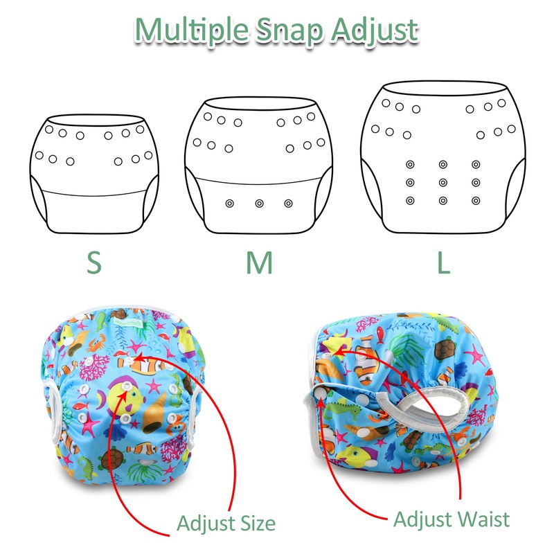 wegreeco Baby & Toddler Snap One Size Adjustable Reusable Baby