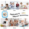 Secura 60-Minute Visual Timer, Silent Study Timer for Kids and