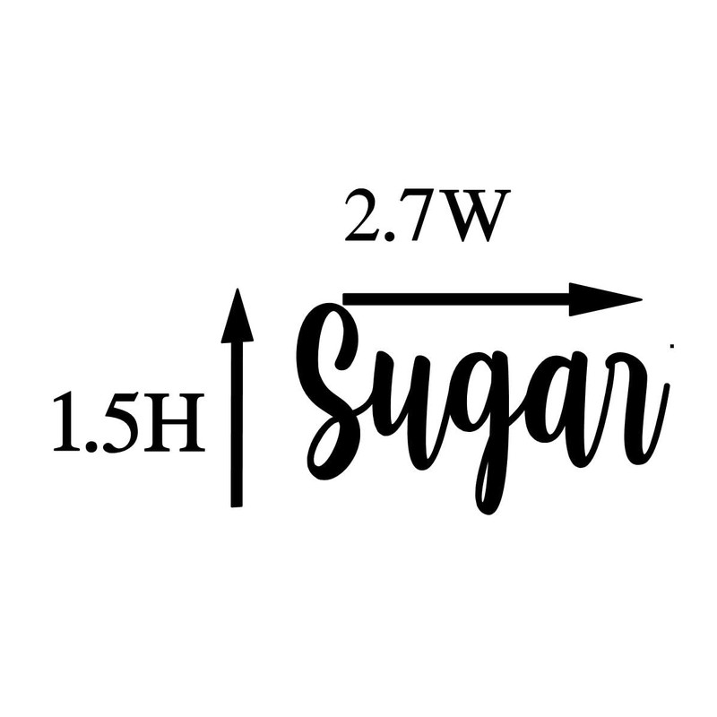 Thistle Brook Cottage Flour Coffee Sugar Tea Decal Stickers Labeling