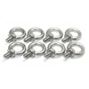 FregocS EBSM10L18-8p Eyebolts, M10 x L18, Stainless Steel, Convenient Set