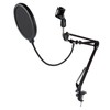 Boom Arm Microphone Adjustable Suspension Boom Rotatable Scissor Microphone Arm