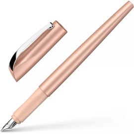 Schneider Callissima Calligraphy Fountain Pen 1.5mm Refillable, Metallic Apricot