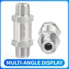 ChillWaves 304 Stainless Steel In-Line Split Check Valve 3/8" NPT