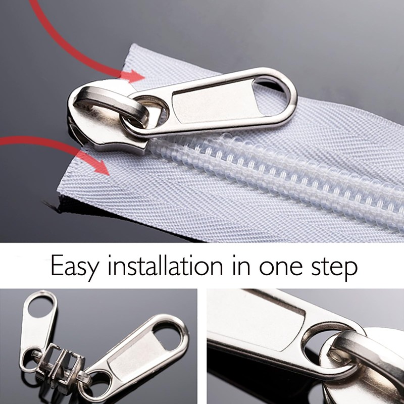 Pack of 18 Zip Repair Set, Zip Repair Set, for