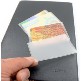 10 Pack - WTQ Waterproof Medicare Card Holder, Protector Sleeve for Credit Card License ID Business Card