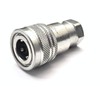 Hydraulic Female Quick Release Coupling ISO A 1/4" BSP