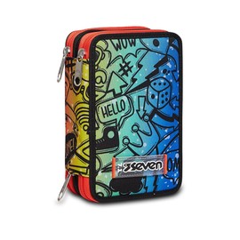 Seven AST.3 Zip Jet Black, Taglia unica, School, jet black, School