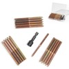 16PCS 1/4"-20 x 3 Hanger Bolts Kit & 1PCS 1/4"-20