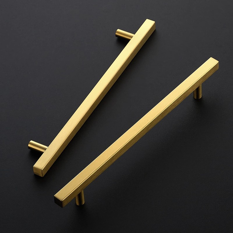 Ravinte 30 Pack Gold Cabinet Handles 7-1/2 Inch Brushed Brass