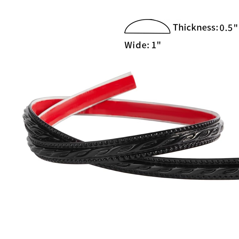 Flexible Molding Trim for Wall, Mirror, Cabinet Edge Moulding 1"