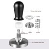 Stainless Steel Coffee Tamper Tool Elastic Powder Press with Spring