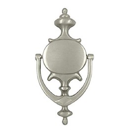 Deltana DK854U15 Imperial Design and 5-Inch Center to Center Door Knocker, Satin Nickel, 8-1/2"x 4-1/8"