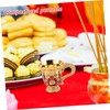 KICHOUSE Medieval Decor Goblet Sturdy Brass Cups Set Perfect for