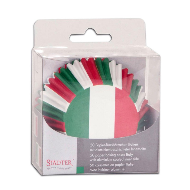 Staedter Italy Paper Baking Tray, Multi-Colour, 50-Piece
