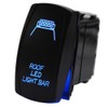 Roof LED Light Bar Rocker Toggle Switch Blue LED Light