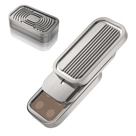 VOFOLEN Fidget Slider Fidget Toy Magnetic Adult Metal Push Cards EDC Leisure Gadgets Stress Reliever Toy Killing Time Hand Play Stress Relief Stainless Steel Sensory Toys Gadgets Funny Metal Push Slider Toys Office Desk Toys Gift