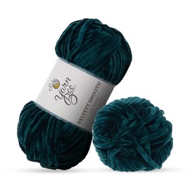 Yarn Bee Bulky Yarn for Crocheting & Knitting Soft Skein 80 Yards of 100% Polyester for Blankets, Hats & More DIY Handcrafting Accessories