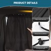 Car Divider Privacy Curtains, 6 Pcs Universal Car Seat Partition
