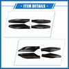 A ABSOPRO 4pcs Car Roof Rack Side Rails End Cover