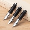 Asvine 3 PCS Fountain Pen Replaced Nibs, Silver #6 EF