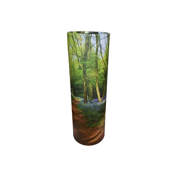 Bluebell Woodland Round ScatterPod Adult Scattering Cremation Urn