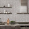 STICKGOO 10-Sheet Peel and Stick Backsplash, PVC Backsplash Tile, Herringbone