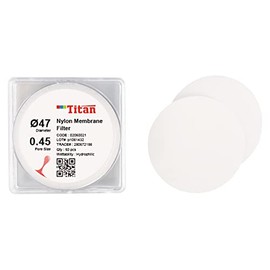 ADAMAS-BETA 100/Pk Micron Filter Nylon Membrane Filter 0.45um 47mm Micro Disc Membrane Filters for Laboratory Filtration
