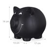 Relaxdays Piggy Bank to Write On, Ceramic, Wedding, Birthday, Christening,